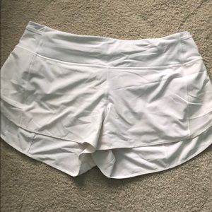 Lululemon mesh over miles shorts